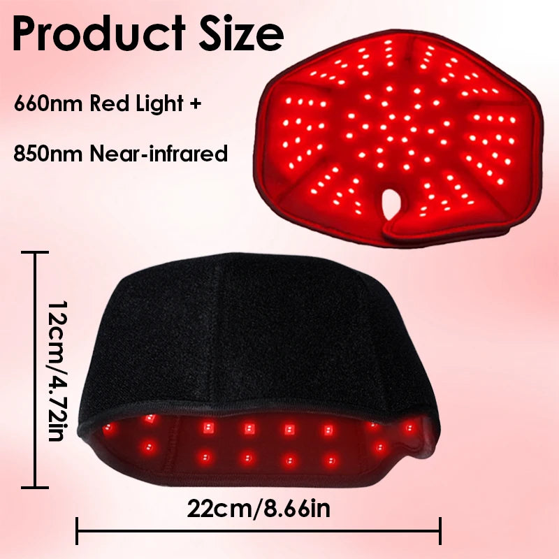 Red Light Hats for Hair Regrowth,Infrared light Cap Thinning Anti,Hair Loss Anxiety Stress Reduce, Migraine Scalp Relax Massager